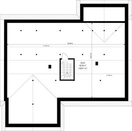 Poddasze projektu - Parterowy 4 B