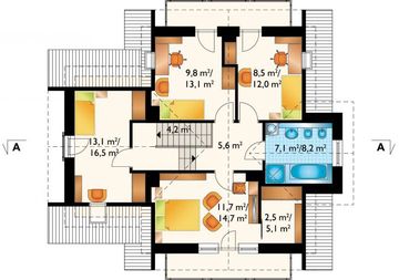 Poddasze projektu - Koliba (1717)