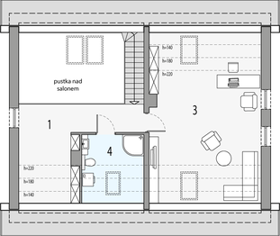 Poddasze projektu - Aurelia A