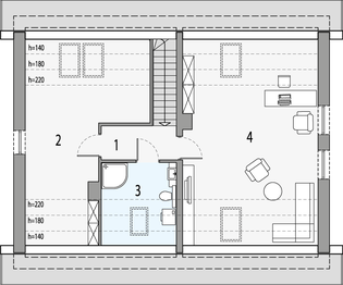 Poddasze projektu - Aurelia B