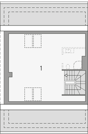 Poddasze projektu - Merlin 3 - segment lewy