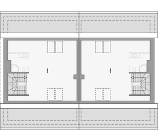 Poddasze projektu - Merlin 3 - bliźniak PLP