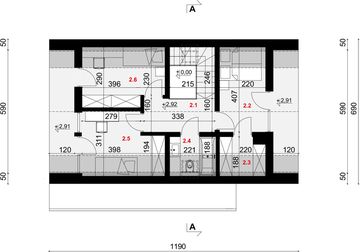 Poddasze projektu - Sej-pro 072 energo