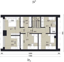 Poddasze projektu - Sej-pro 074 energo