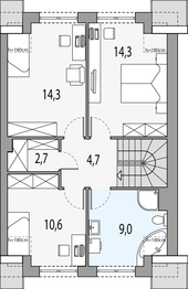 Poddasze projektu - Gilbert 1 - segment p