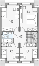 Poddasze projektu - Gilbert 6 - segment s