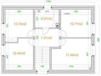 Poddasze projektu - eko Typowy 56