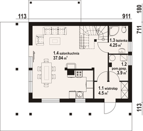 Parter projektu - Świdnica mała 16 dws