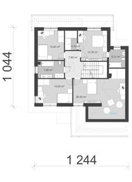 Piętro 1 projektu - uA203