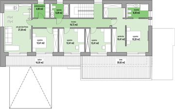 Piętro 1 projektu - MJS-119