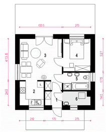 Parter projektu - Bratek bez garażu [B1]
