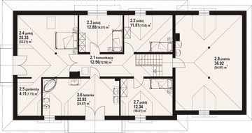 Poddasze projektu - Chmielniki średnie 28