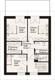 Poddasze projektu - Grochów 1m