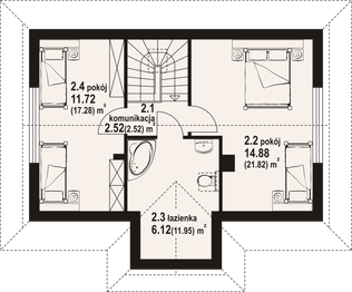 Poddasze projektu - Zawoja 36 dw