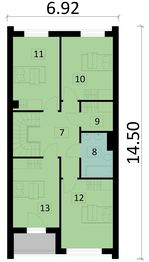 Piętro 1 projektu - KA207 S