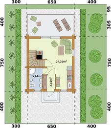 Parter projektu - L-305 z piwnicą