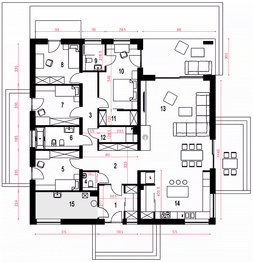 Parter projektu - Czarnuszka bez garażu [B]