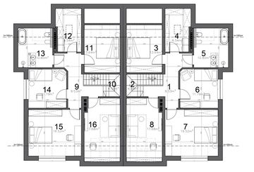 Poddasze projektu - JB58 Wygodny (dwulokalowy)