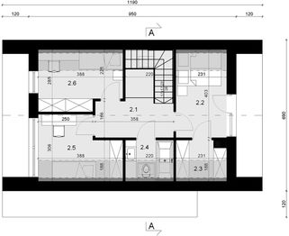 Poddasze projektu - Sej-pro 072/1 energo