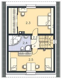 Poddasze projektu - Vaduz II LMP255A