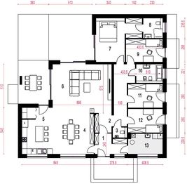 Parter projektu - Arnika bez garażu [B]