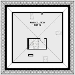 Poddasze projektu - E-268