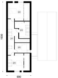 Piętro 1 projektu - A-49