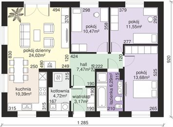 Parter projektu - Dom przy Przyjemnej 35