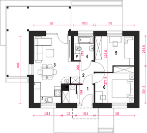 Parter projektu - Karmelek bez garażu [B]