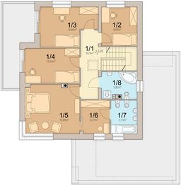 Piętro 1 projektu - Fresco 2