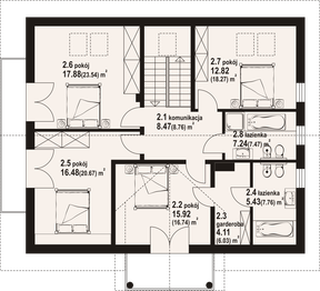 Poddasze projektu - Darłowo b1m