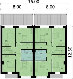 Piętro 1 projektu - Ka123 war.1