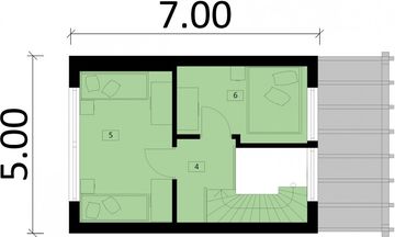 Poddasze projektu - KA158 SZ