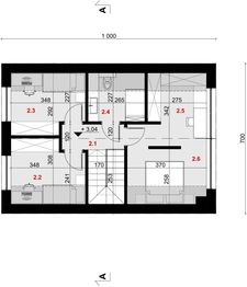 Poddasze projektu - Sej-pro 019 energo