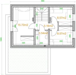 Poddasze projektu - eko Typowy 65