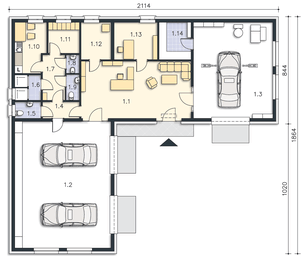 Parter projektu - Budynek usługowy Monaco GW01