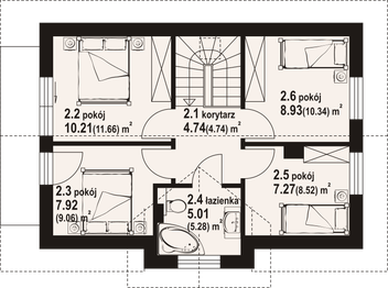 Poddasze projektu - Janowo aa 70