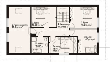 Poddasze projektu - Karowice m22g