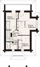 Poddasze projektu - Rytowo dw 49