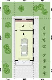 Parter projektu - G340 budynek gospodarczy