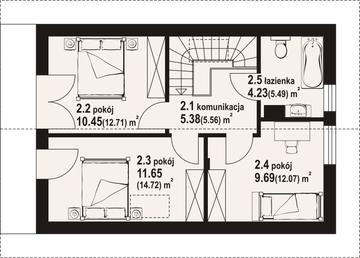 Poddasze projektu - Świecie aa 70 dws