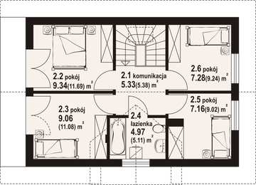 Poddasze projektu - Żarki aa 70 dws