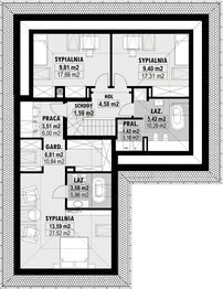 Poddasze projektu - E-164a