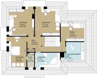 Poddasze projektu - HG-I6A