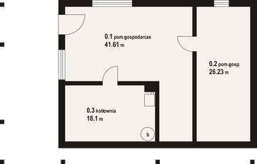 Piwnica projektu - Świdnica 45 m