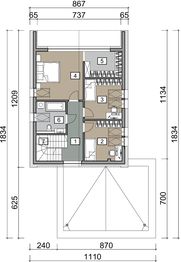 Poddasze projektu - Luna 1