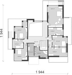 Piętro 1 projektu - uA264