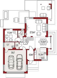 Parter projektu - Carmen Magdalena B strop monolityczny