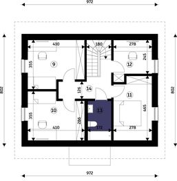 Poddasze projektu - AX 111