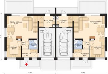 Parter projektu - APS 254 wariant 2 dwulokalowy